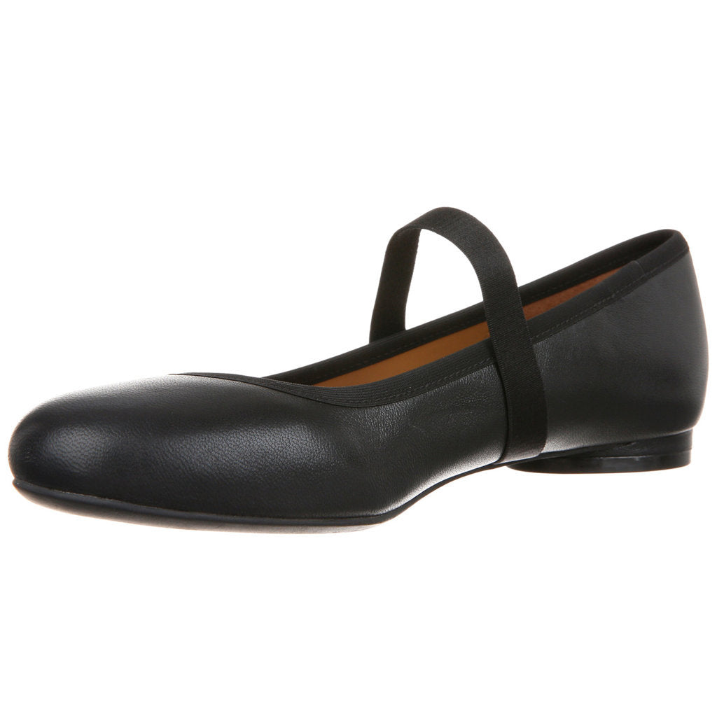 Vionic Joseline Mary Jane Leather Women's Slip-on Shoes#color_black