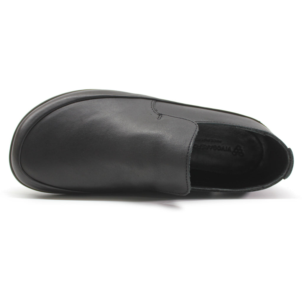 Vivobarefoot Opanka ii Leather Women's Slip-on Shoes#color_obsidian