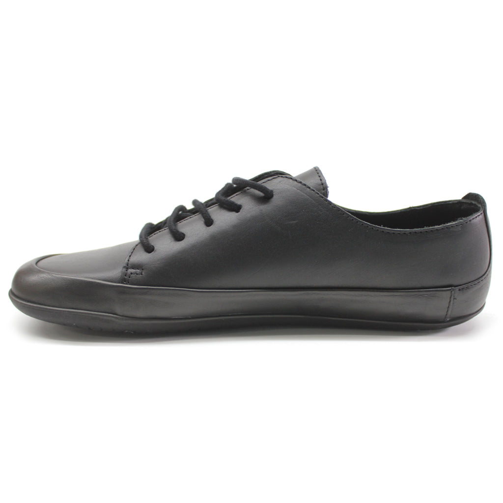 Vivobarefoot Opanka Sneaker ii Leather Women's Slip-on Shoes#color_obsidian