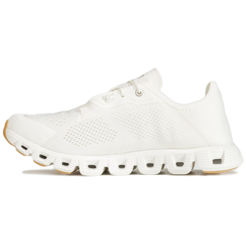 On Cloud 5 Coast Textile Synthetic Womens Trainers#color_undyed white white