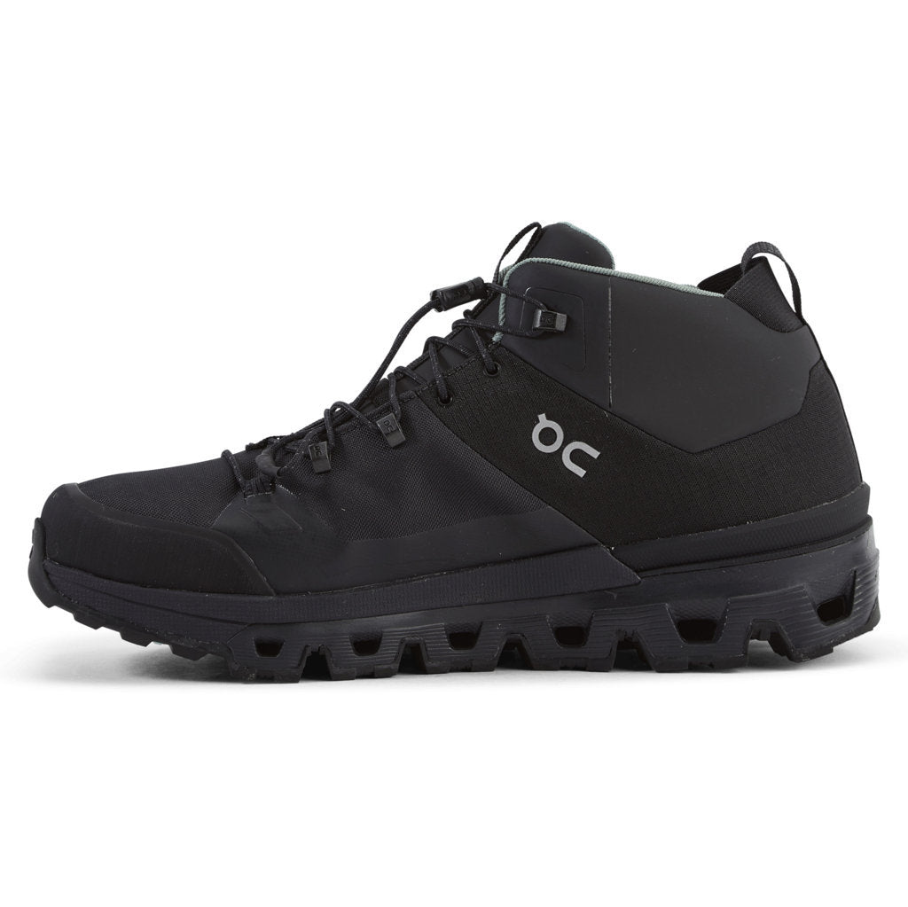 On Cloudtrax Waterproof Textile Synthetic Mens Boots#color_black