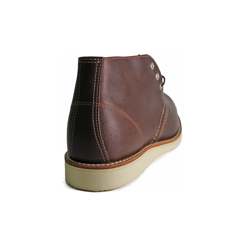 Red Wing Chukka Full Grain Leather Mens Boots#color_dark brown