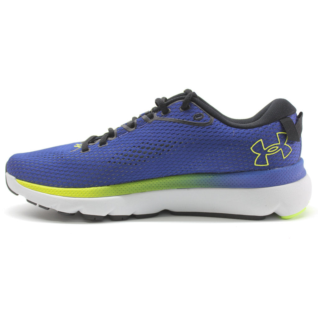 Under Armour HOVR Infinite 5 Textile Synthetic Mens Trainers#color_blue grey