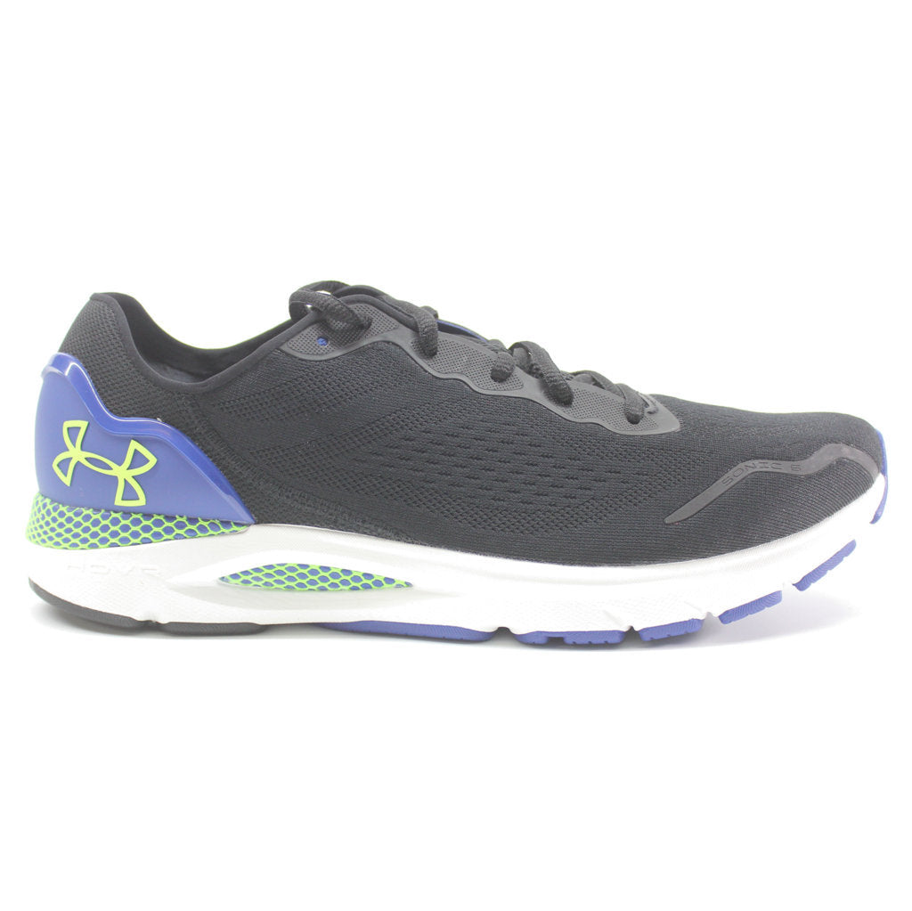 Under Armour HOVR Sonic 6 Textile Synthetic Mens Trainers#color_black blue