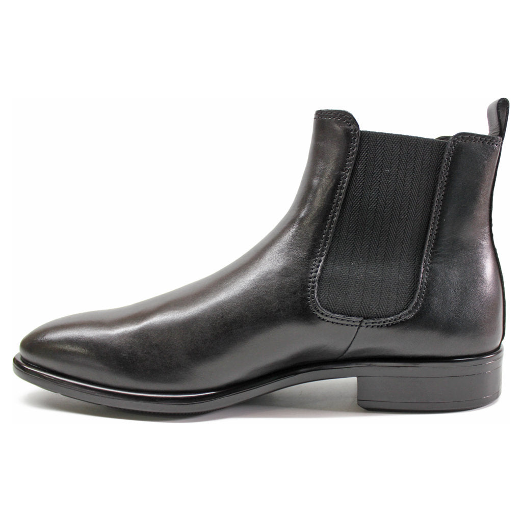 Ecco Citytray 512804 Full Grain Leather Mens Boots#color_black