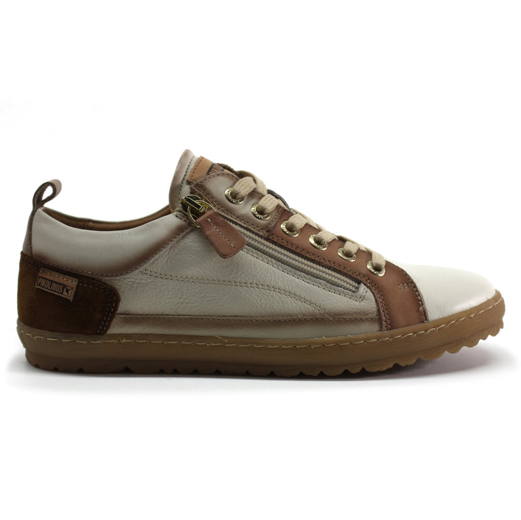 Pikolinos Lagos 901-4764 Leather Womens Shoes#color_nata