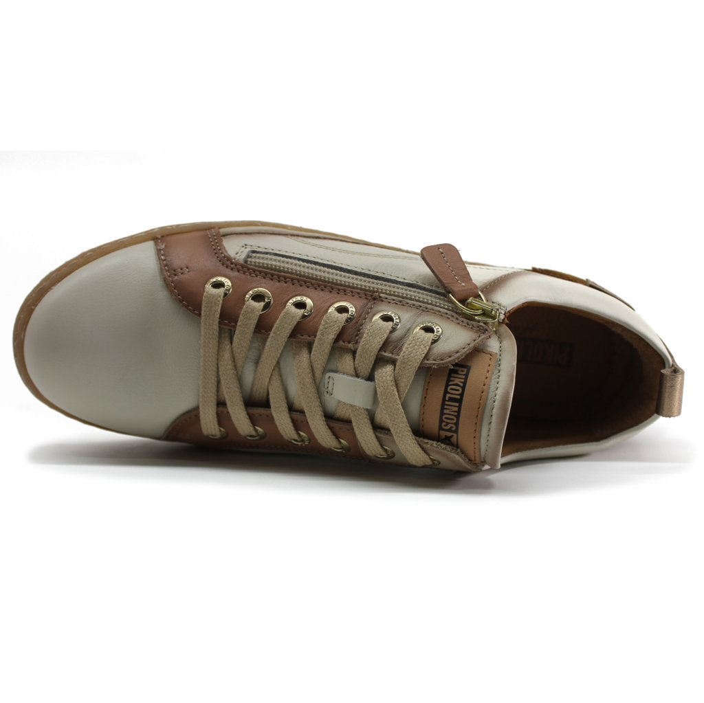 Pikolinos Lagos 901-4764 Leather Womens Shoes#color_nata