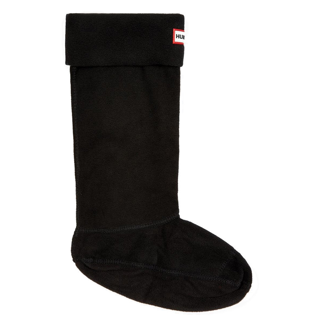 Hunter Fleece Tall Boot Sock Polyfleece Unisex Socks#color_black