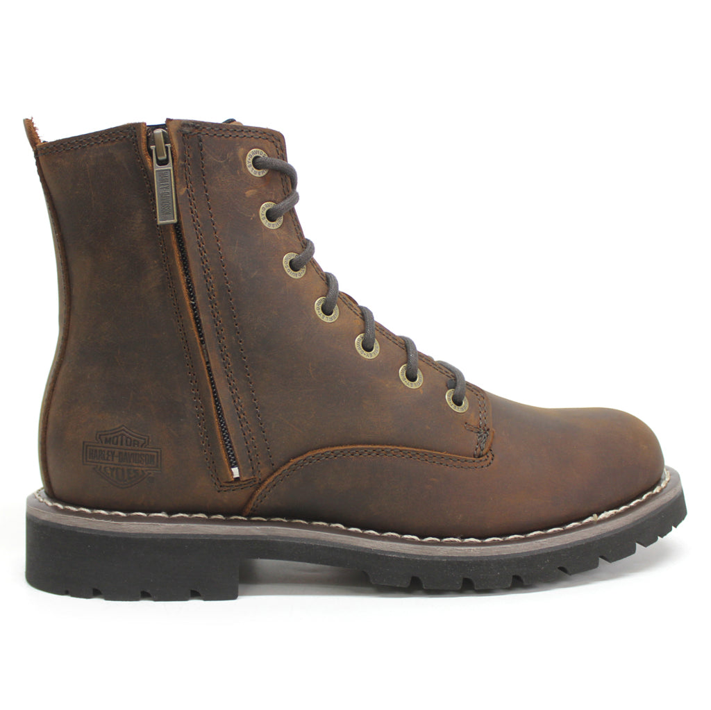 Harley Davidson Winslow Full Grain Leather Mens Boots#color_brown