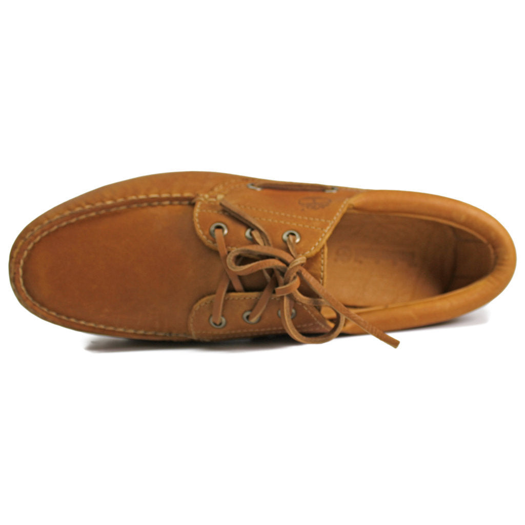 Timberland Authentics 3 Eye Classic Lug Leather Mens Shoes#color_wheat