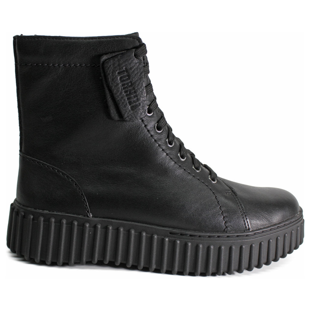 Clarks Originals Torhill Rise Leather Womens Boots#color_black
