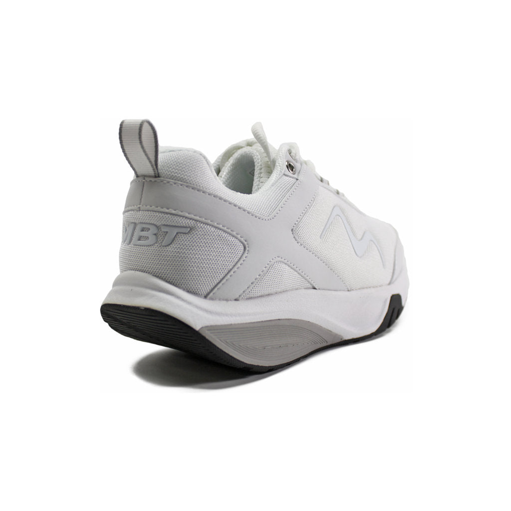 MBT Sport 4 Leather Textile Womens Trainers#color_white