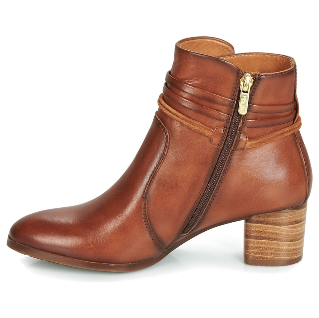 Pikolinos Calafat Leather Womens Boots#color_cuero