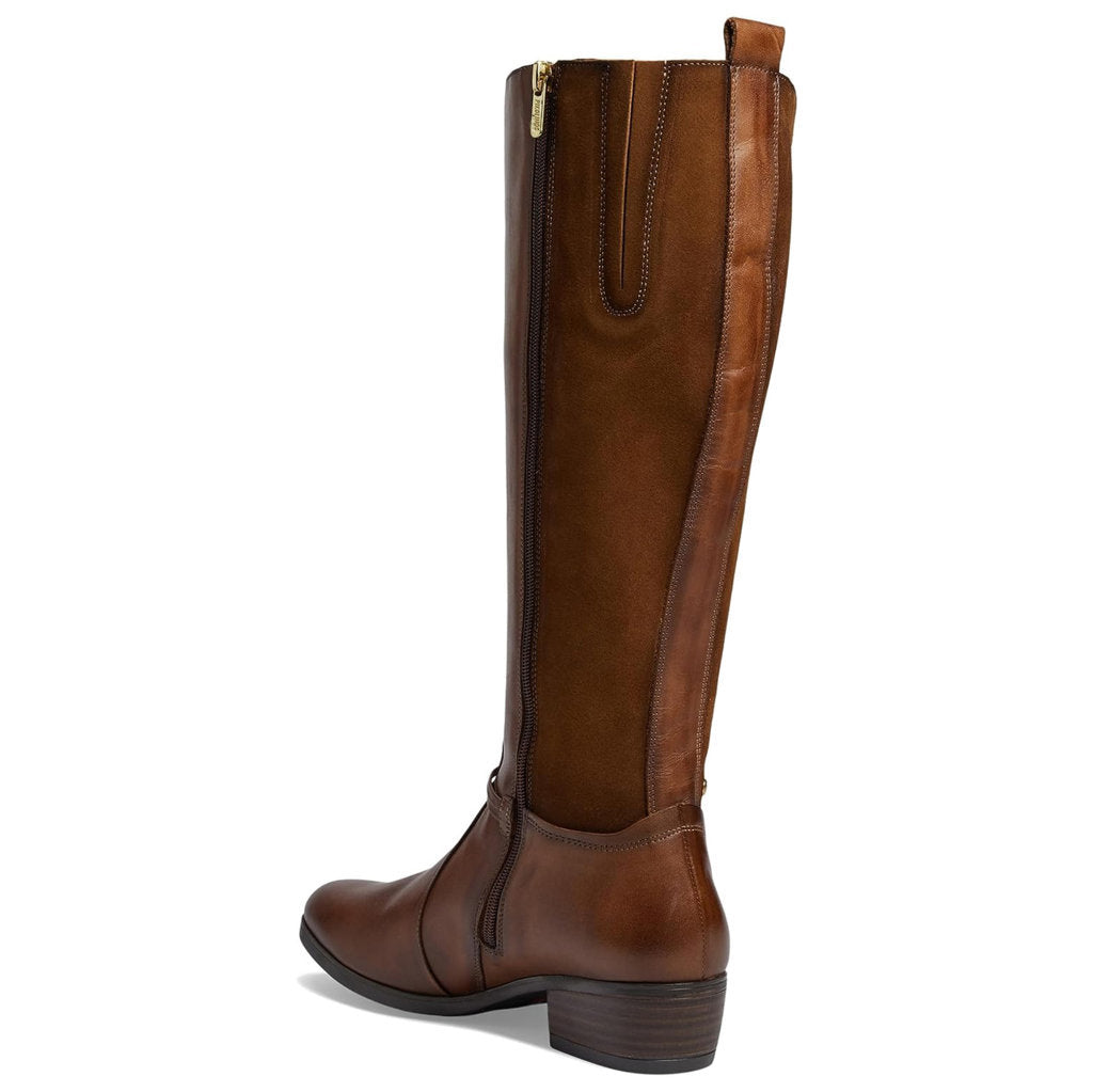 Pikolinos Daroca W1U-9561 Leather Womens Boots#color_cuero