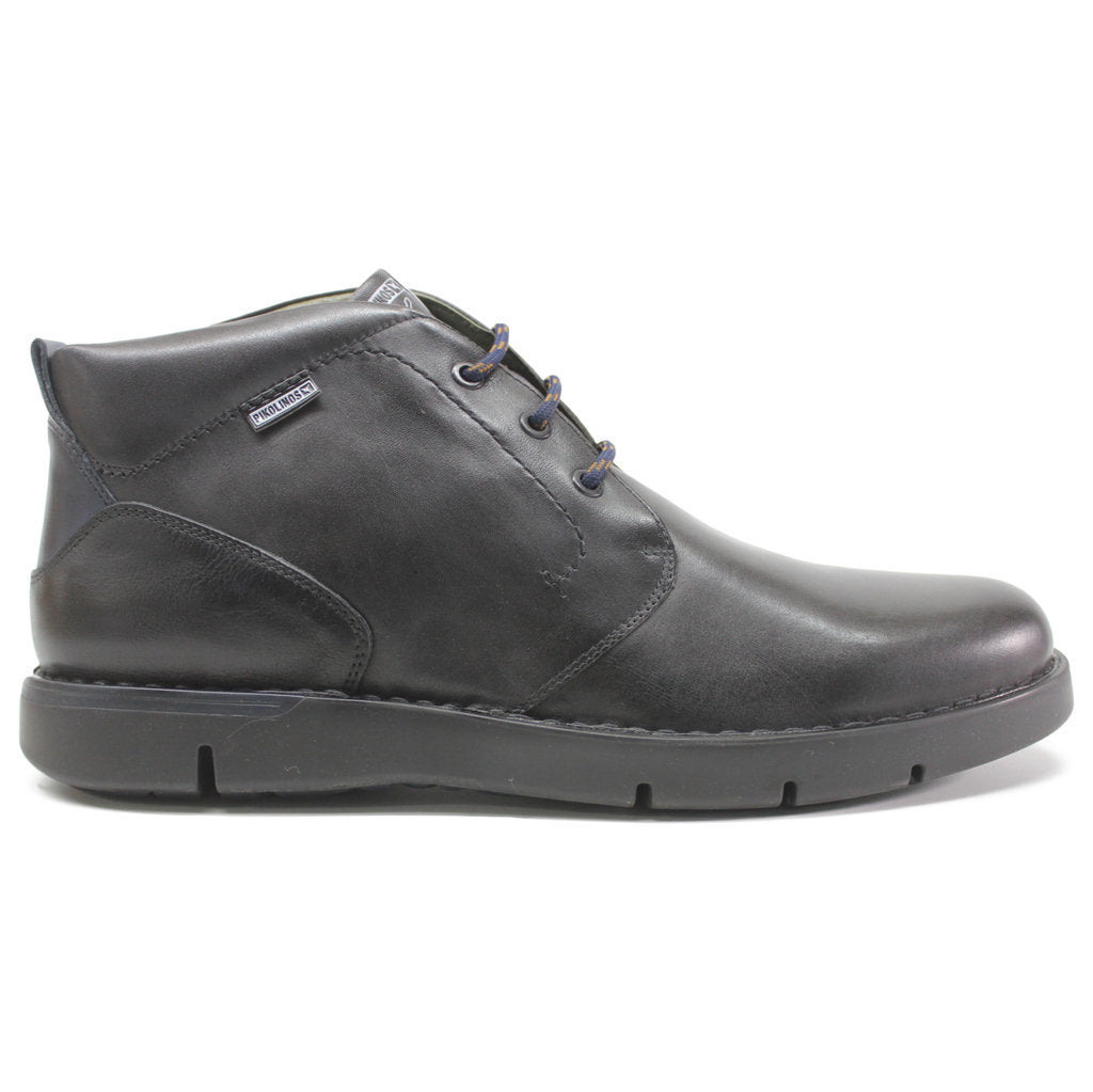 Pikolinos Tolosa Leather Mens Boots#color_carbon