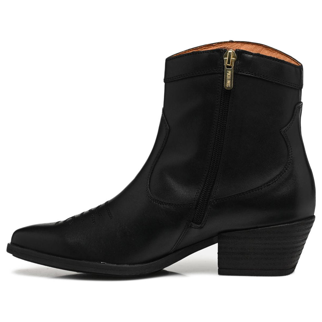 Pikolinos Vergel Leather Womens Boots#color_black