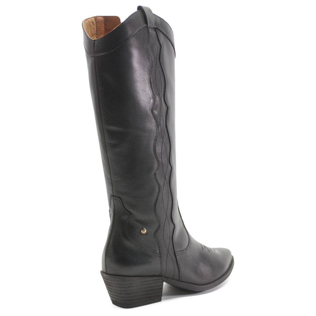 Pikolinos Vergel W5Z Leather Womens Boots#color_black