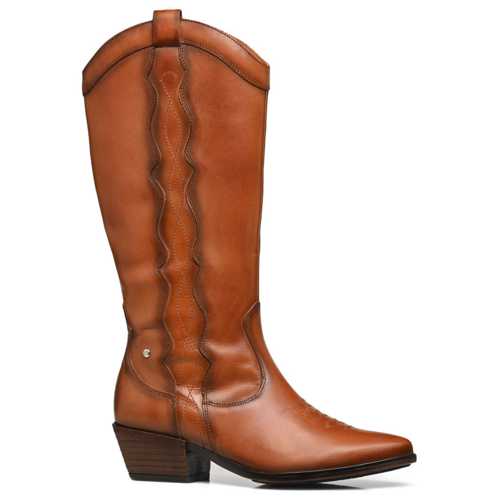 Pikolinos Vergel W5Z Leather Womens Boots#color_brandy