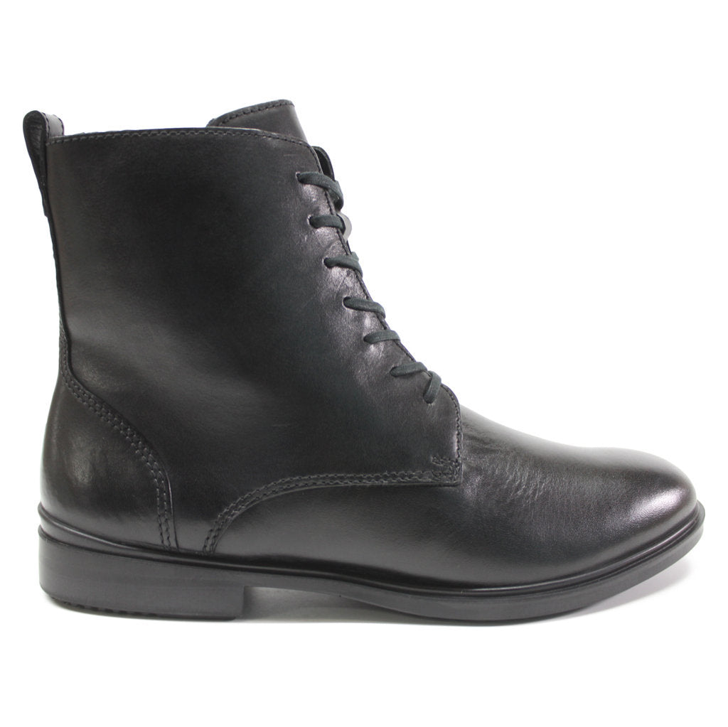 Ecco Dress Classic 15 209823 Full Grain Leather Womens Boots#color_black