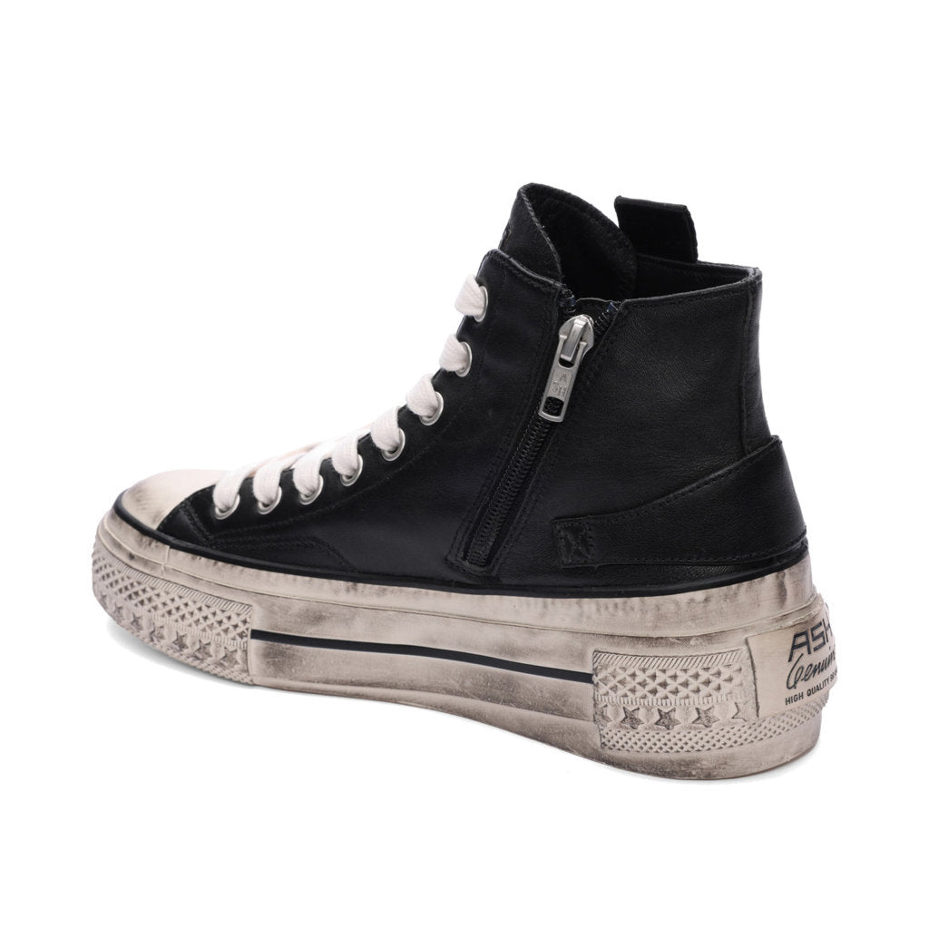 Ash Rage Nappa Leather Womens Trainers#color_black