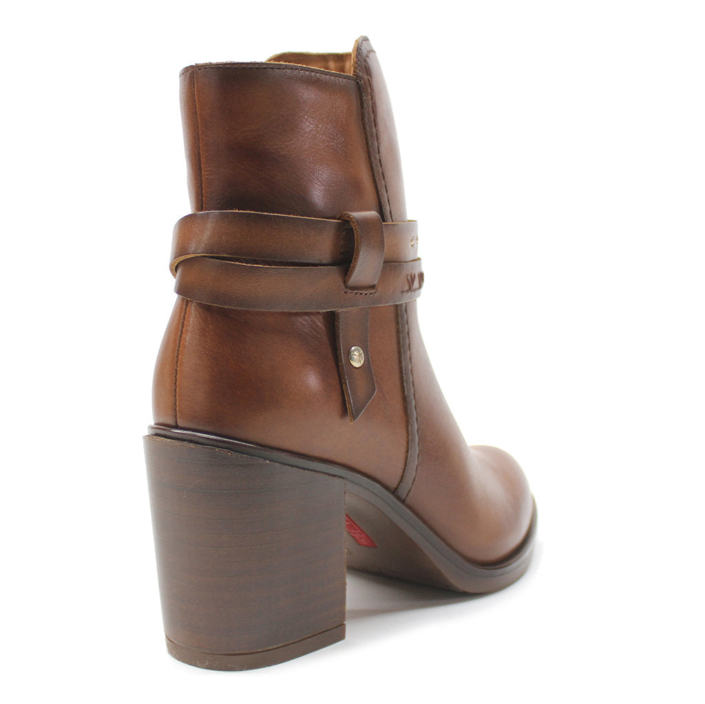 Pikolinos Rioja W7Y Leather Womens Boots#color_cuero