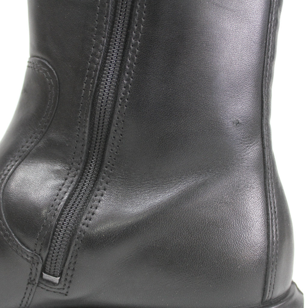Ecco Womens Boots Metropole Amsterdam Casual Calf Length Full Grain Leather - UK 4.5