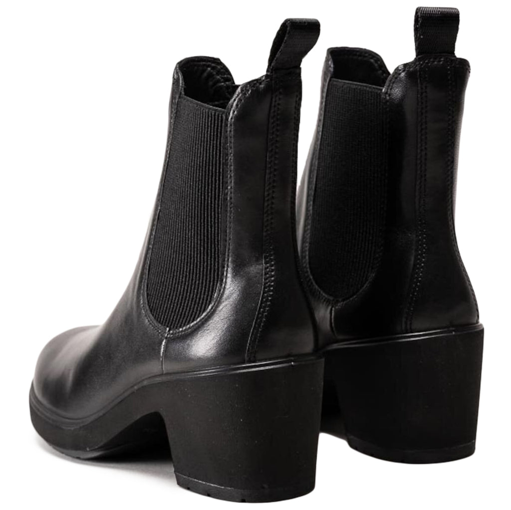 Ecco Metropole Zurich 222213 Full Grain Leather Womens Boots#color_black