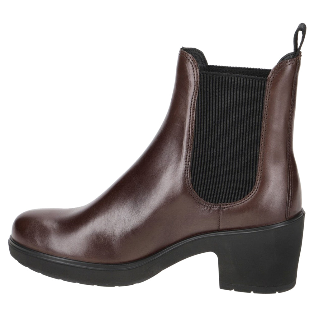 Ecco Metropole Zurich 222213 Full Grain Leather Womens Boots#color_potting soil
