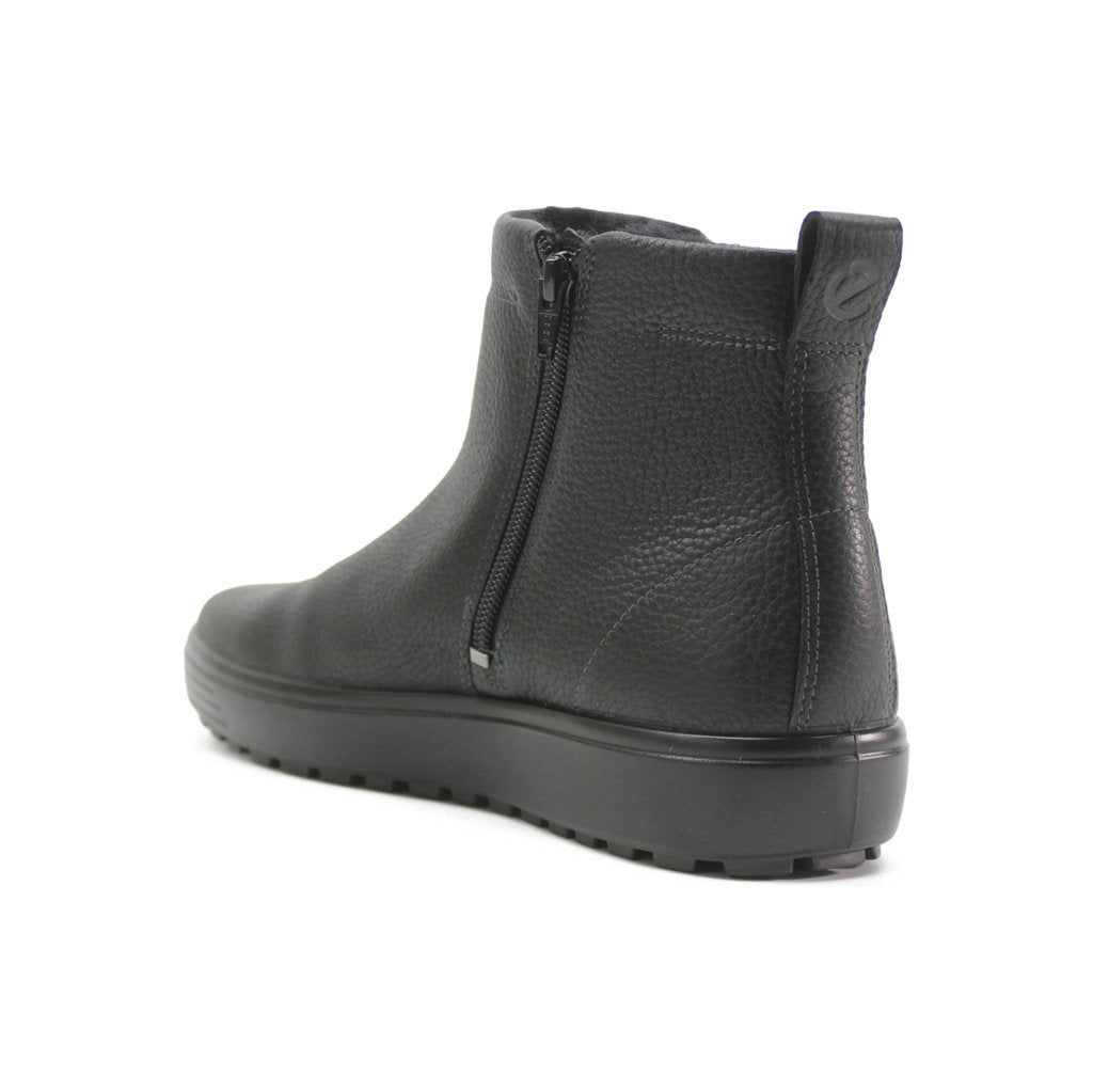 Ecco Soft 7 Tred 450314 Full Grain Leather Mens Boots#color_black
