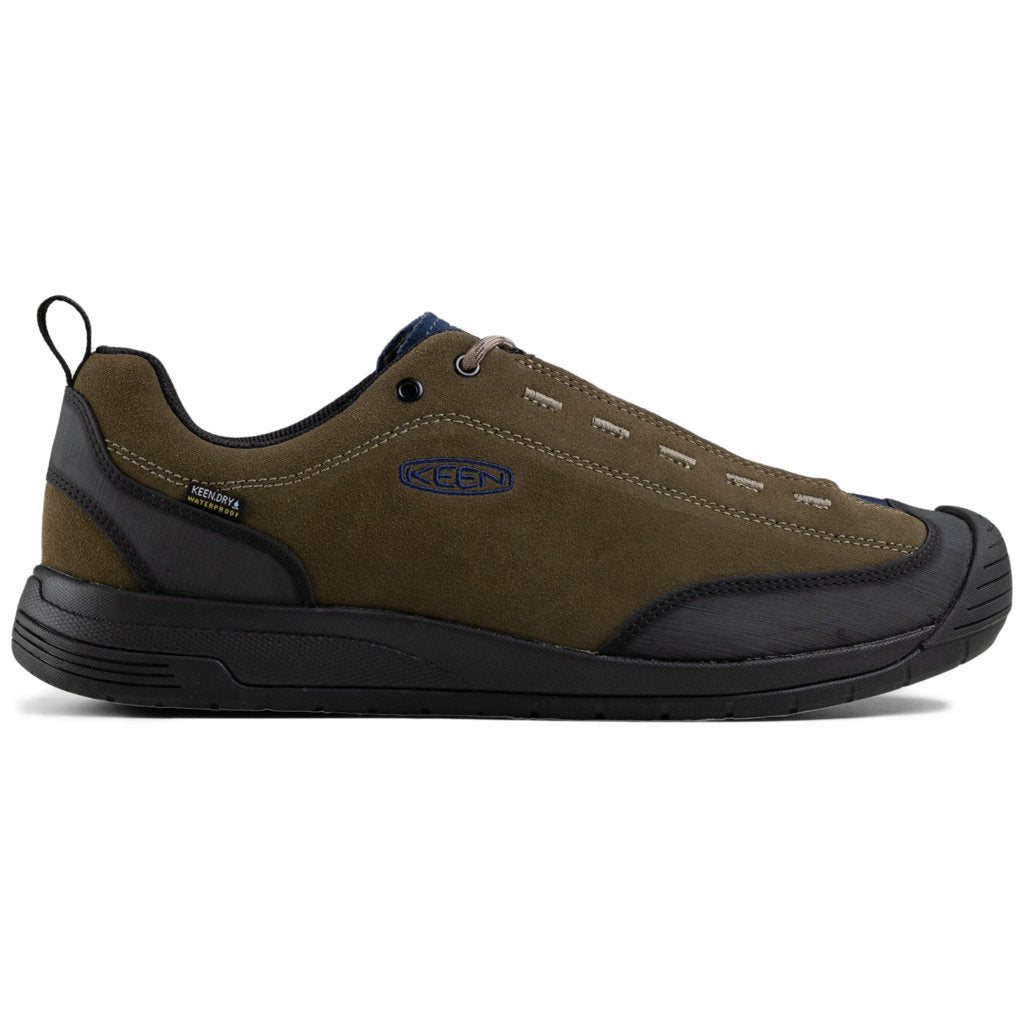 Keen Jasper II WP Suede Mens Trainers#color_canteen naval academy