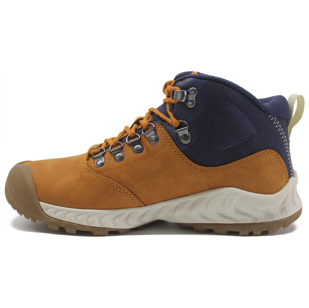 Keen Nxis Explorer Mid WP Leather Textile Womens Boots#color_keen maple birch