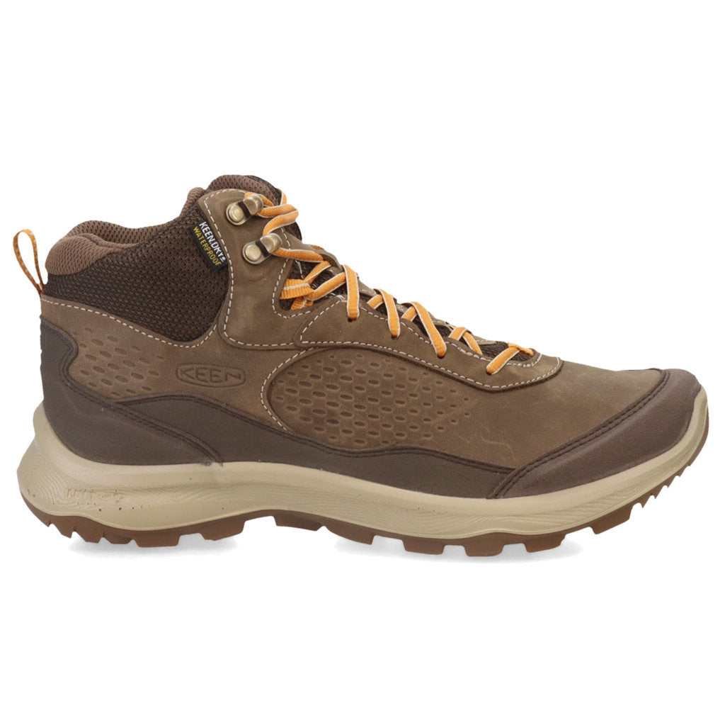 Keen Terradora Explorer Mid WP Leather Textile Womens Boots#color_canteen curry