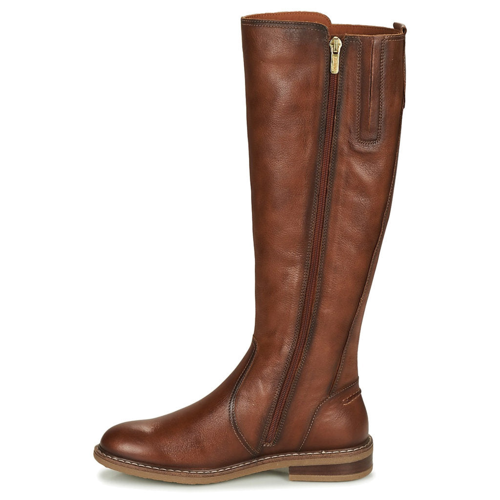 Pikolinos Aldaya W8J-N9621 Leather Womens Boots#color_cuero