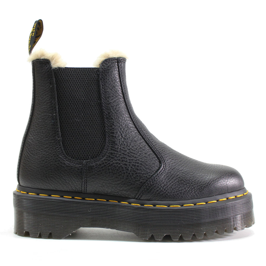 Dr. Martens 2976 Quad FL Pisa Leather Unisex Boots#color_black