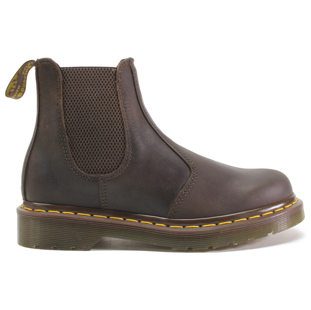 Dr. Martens 2976 YS Crazyhorse Leather Unisex Boots#color_dark brown