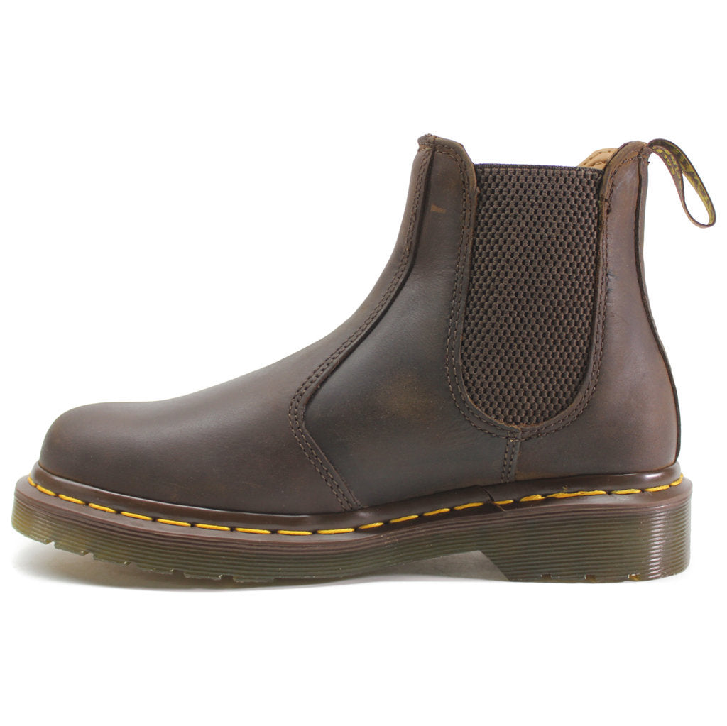 Dr. Martens 2976 YS Crazyhorse Leather Unisex Boots#color_dark brown