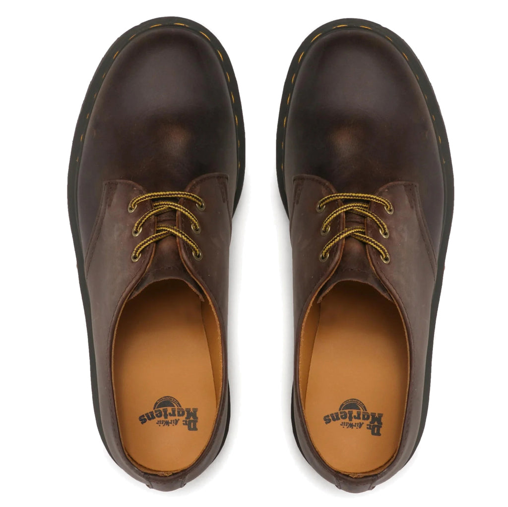 Dr. Martens 1461 Bex Crazyhorse Leather Unisex Shoes#color_dark brown