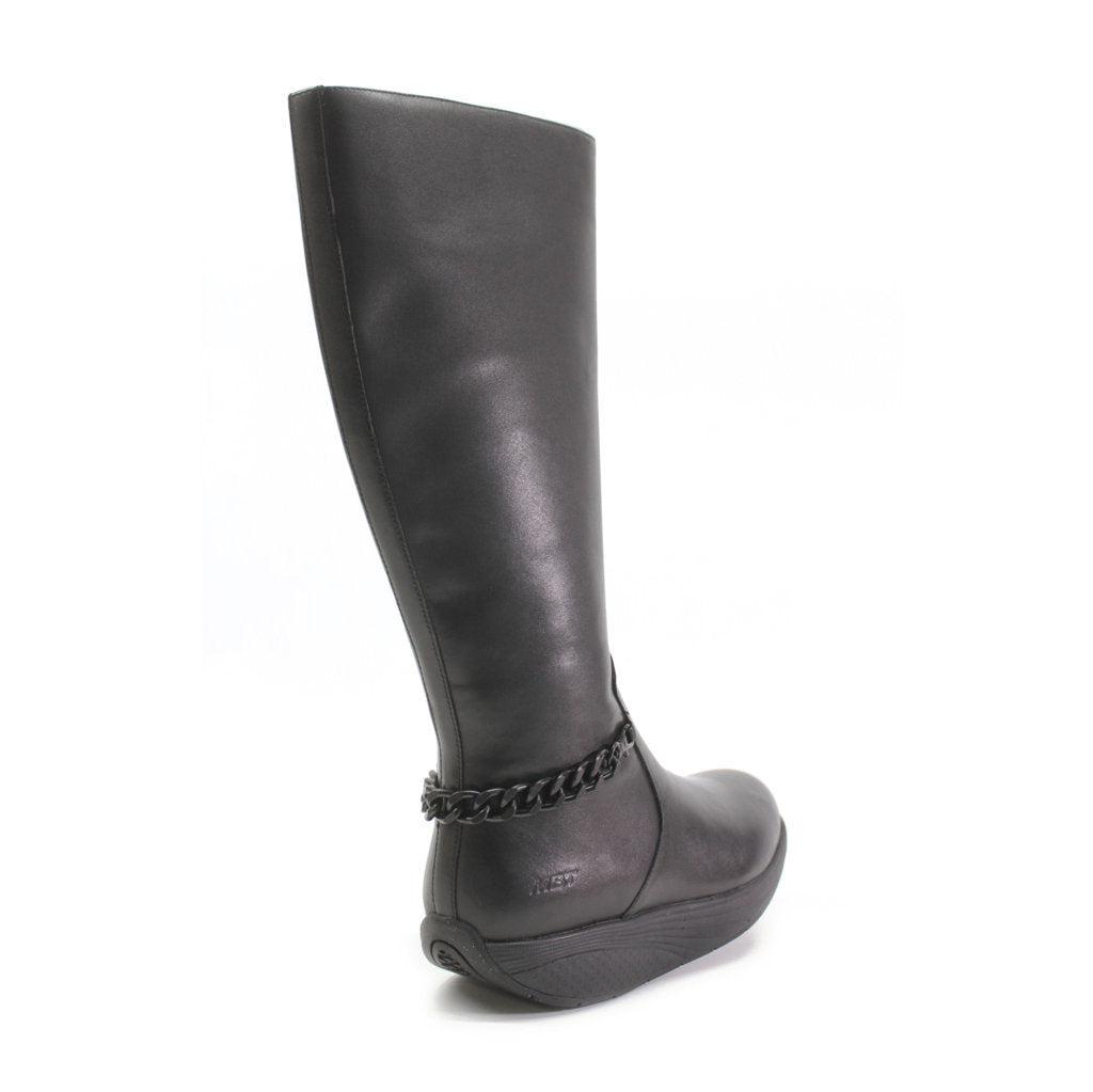MBT Ameli Leather Womens Boots#color_black