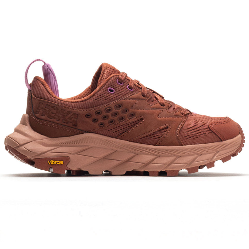 Hoka One One Anacapa Breeze Low Textile Synthetic Womens Trainers#color_baked clay cork