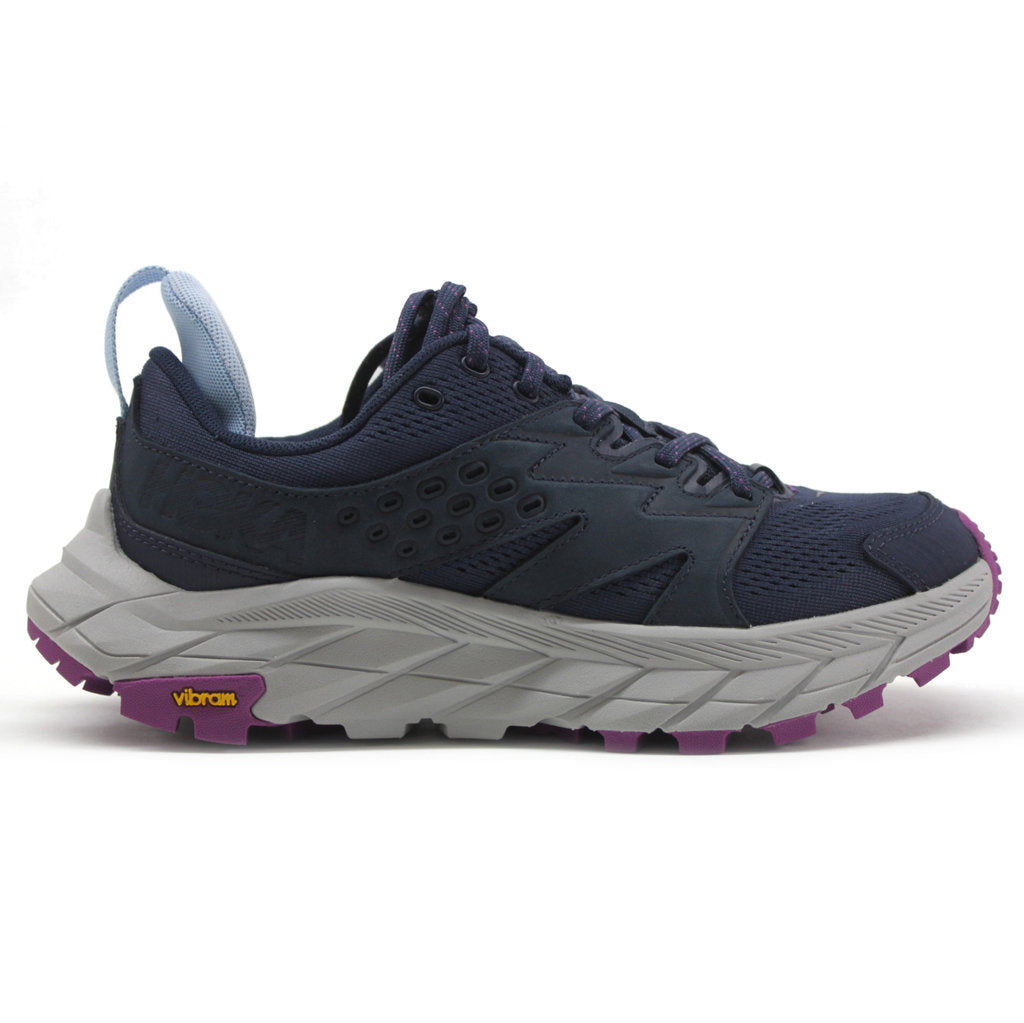 Hoka One One Anacapa Breeze Low Textile Synthetic Womens Trainers#color_outer space harbor mist