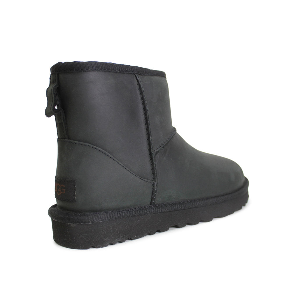 Ugg Classic Mini Leather Womens Boots#color_black