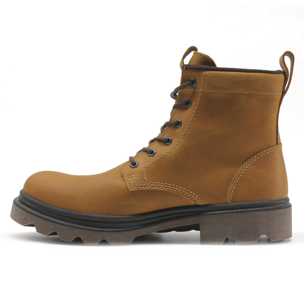 Ecco Grainer 214714 Oiled Nubuck Mens Boots#color_amber