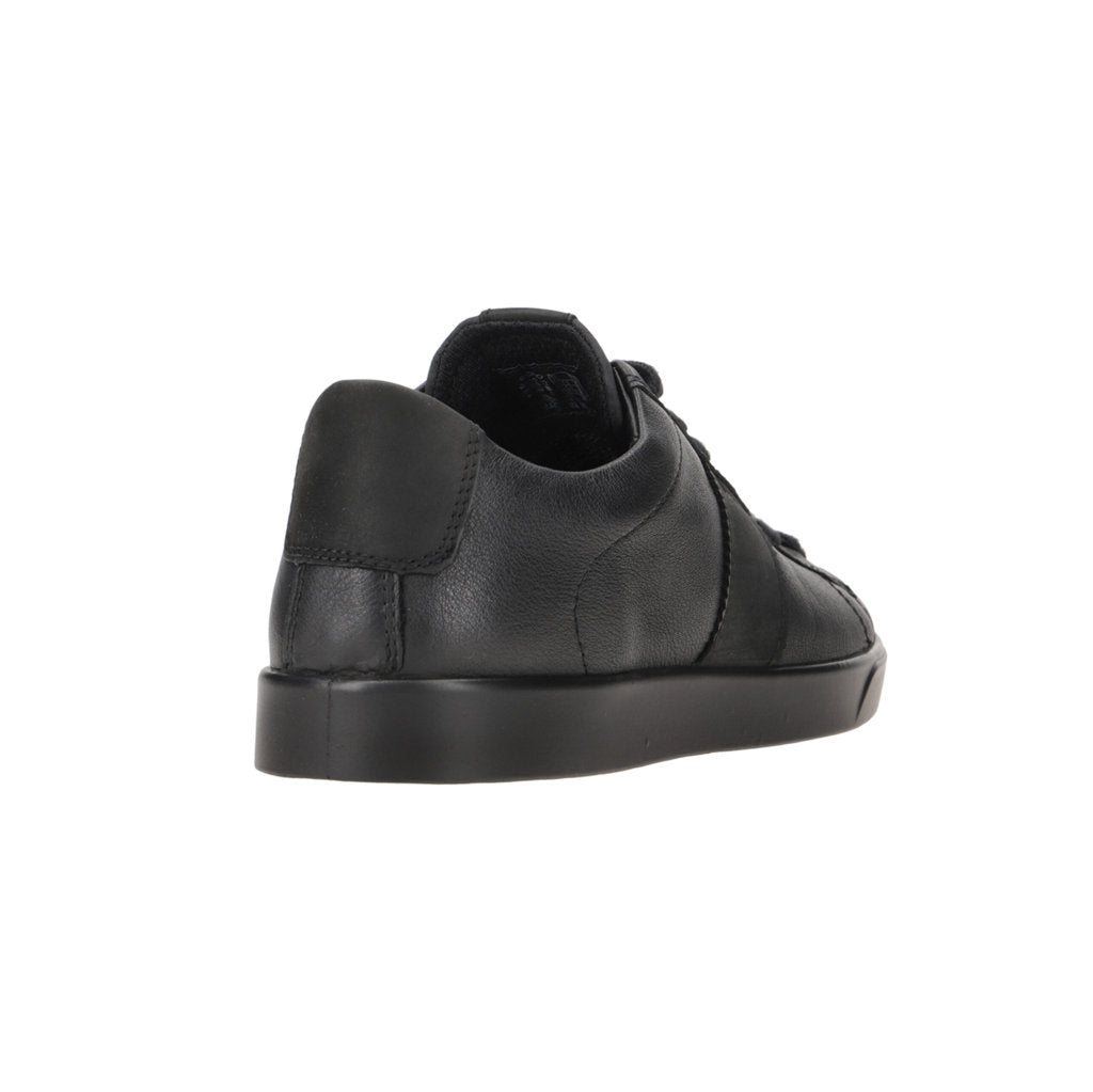 Ecco Street Lite Leather Womens Trainers#color_black