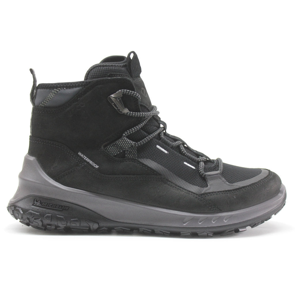 Ecco ULT TRN Leather Textile Womens Boots#color_black