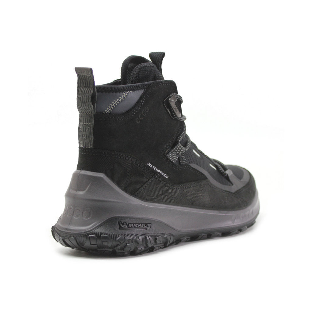 Ecco ULT TRN Leather Textile Womens Boots#color_black