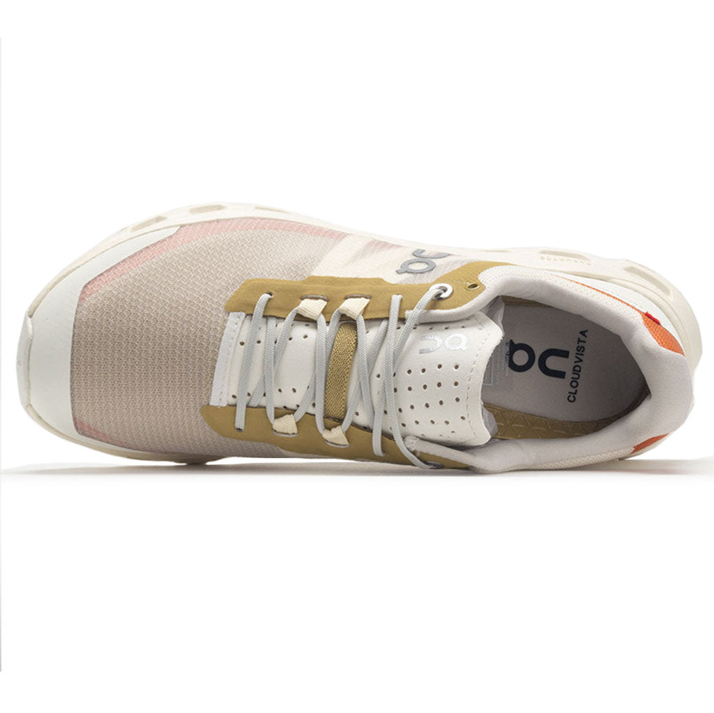 On Cloudvista Textile Synthetic Womens Trainers#color_ivory bronze