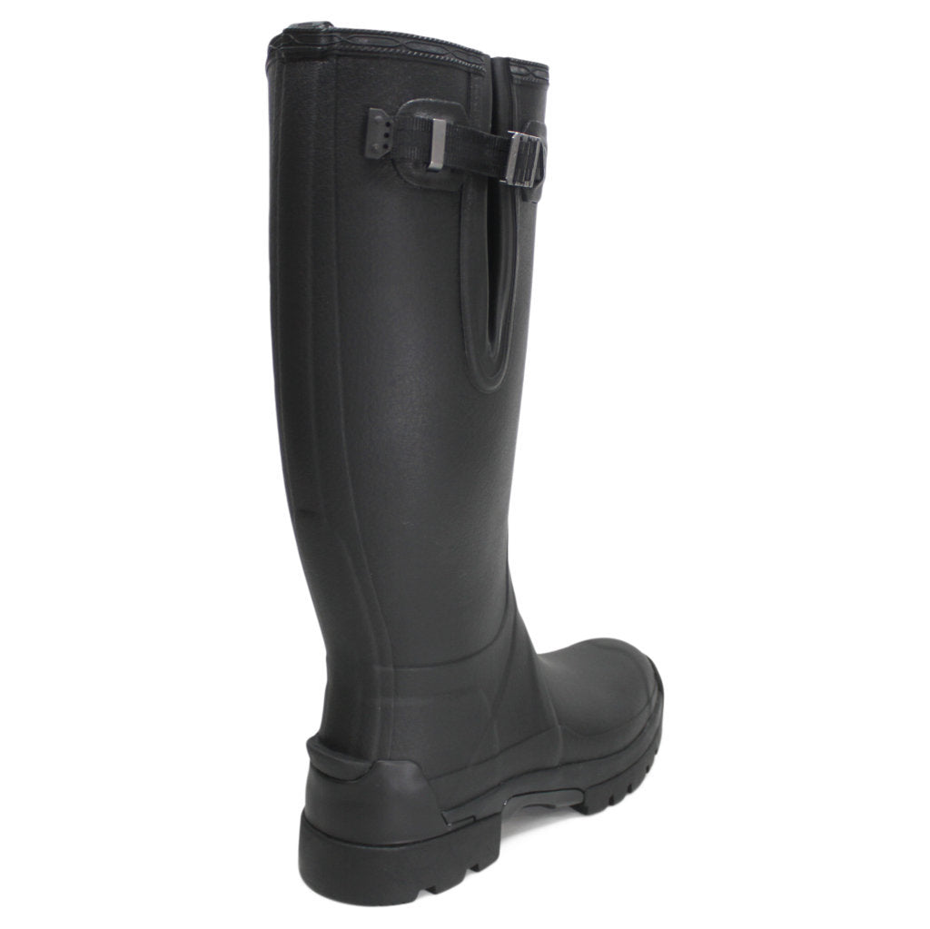 Hunter Balmoral Tall Side Rubber Mens Boots#color_black