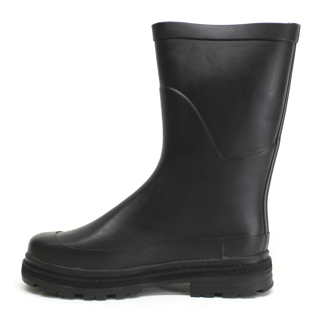 Aigle Mid Rain Rubber Womens Boots#color_noir