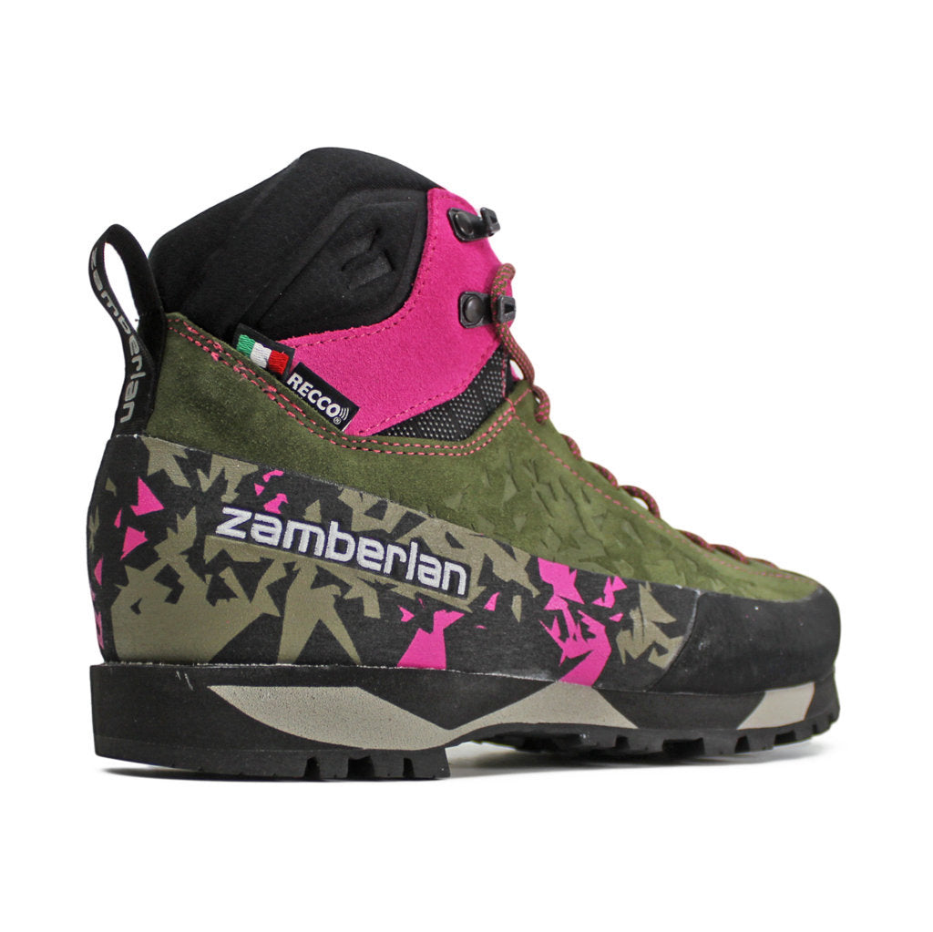 Zamberlan 226 Salathe Trek GTX RR Suede Womens Boots#color_dark green lilac