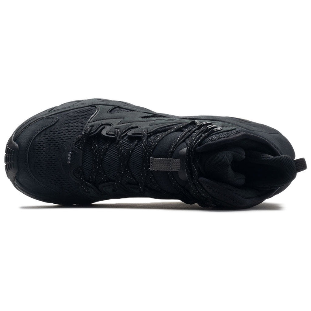 Hoka One One Anacapa Breeze Mid Textile Synthetic Mens Boots#color_black black